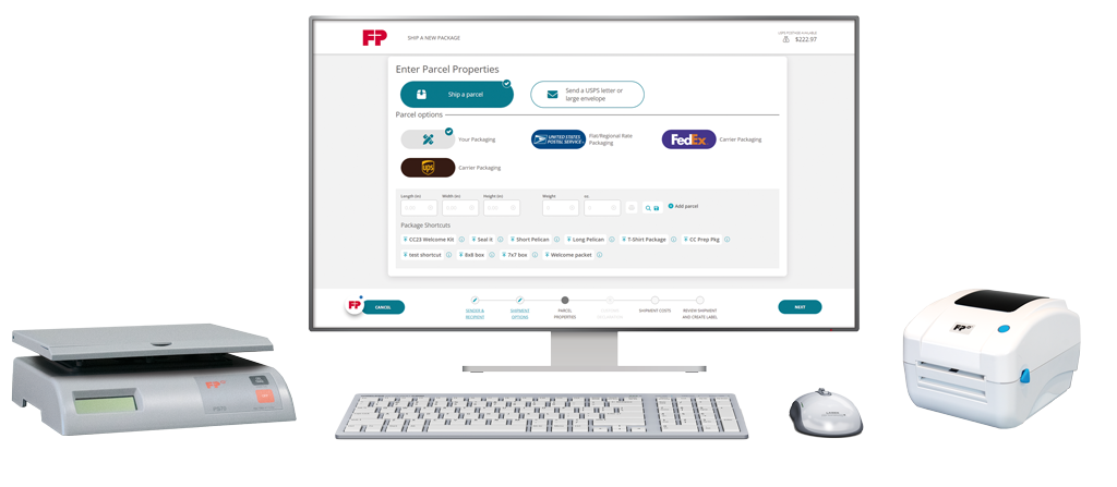 FP Parcel Shipping setup